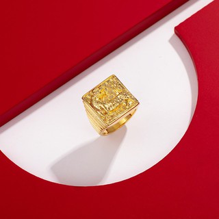 Nhẫn Nam Mạ Vàng 24K, Phong Cách Cổ Điển Sang Trọng - XPN02N