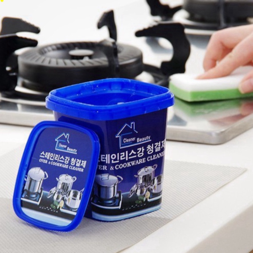 Bột Cọ Xoong Nồi Hàn Quốc, Vệ Sinh Nhà Bếp Đa Năng Sạch Sẽ - Trọng Lượng 500g 1 Hộp
