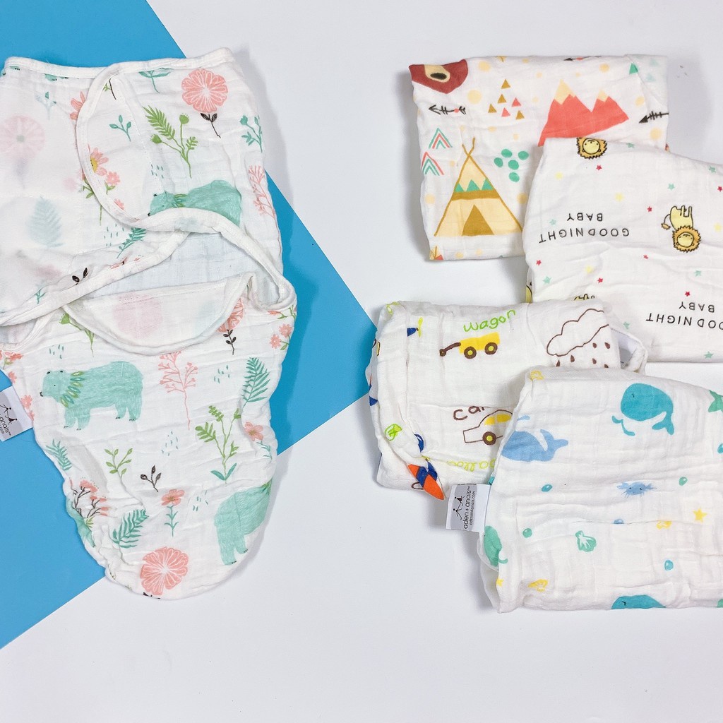 Ủ kén xô aden, ủ quấn ngủ chống giật mình cho bé sơ sinh