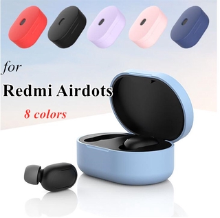 Vỏ bảo vệ hộp sạc tai nghe Bluetooth không dây silicon mềm cho Xiaomi Redmi Mi Airdots