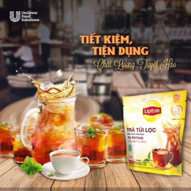 Trà Lipton túi lọc Tea Potbag dành cho Horeca 10 gói 12g