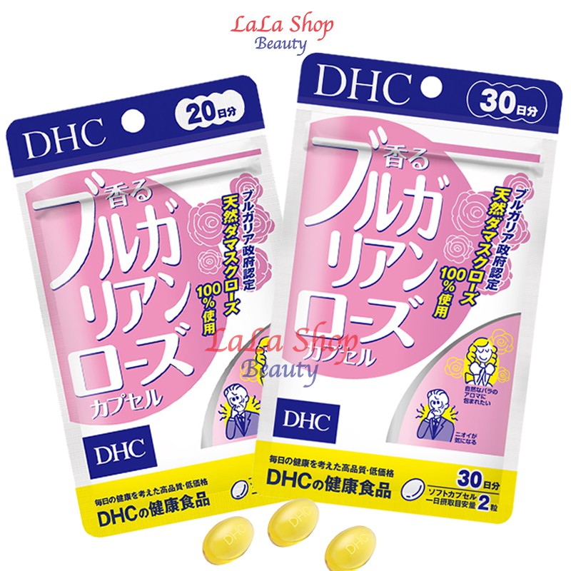 Viên Uống Hoa Hồng DHC Bulgarian Rose Capsule Nhật Bản