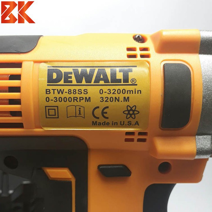 Máy Siết Bulong DEWALT 88V 100% đồng - (TẶNG 1 Đầu khẩu 22mm) - Máy Siết Bu Lông , Máy Bắt Vít