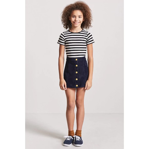 Bodysuit F21 sọc ngắn tay | BigBuy360 - bigbuy360.vn