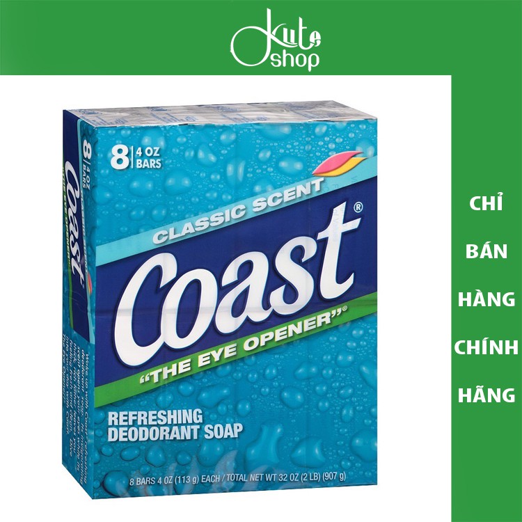 Xà bông diệt khuẩn, sạch da Coast Soap 113g (nhập khẩu Mỹ)