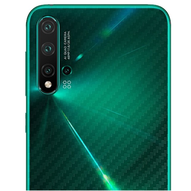 Set 2 Miếng Dán Sợi Carbon Bảo Vệ Mặt Lưng Điện Thoại Huawei NOVA 5T/NOVA 3/3I/P30/P 30PRO/P20