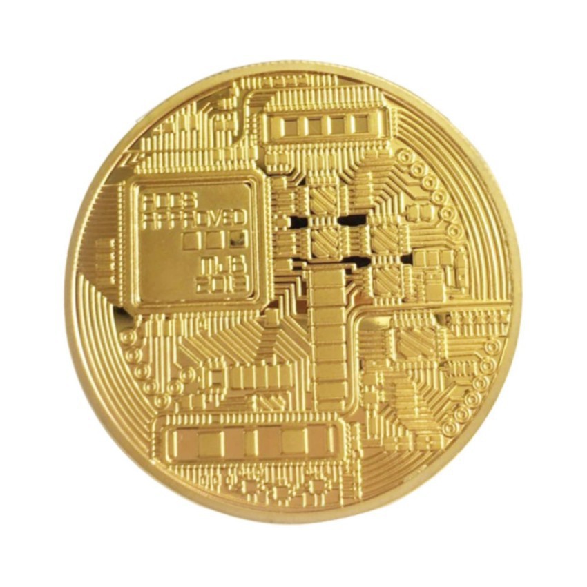 [GIÁ SỐC] Đồng xu Bitcoin lưu niệm, dày 1.2mm đường kính 40mm