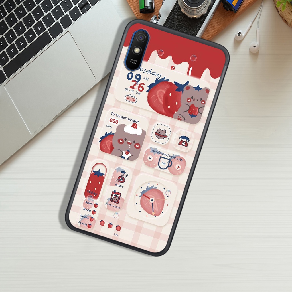 ỐP LƯNG XIAOMI REDMI 7A - REDMI 8 - REDMI 98A - REDMI 9A , IN HÌNH GẤU NÂU CHOCOLATE ĐÁNG YÊU.