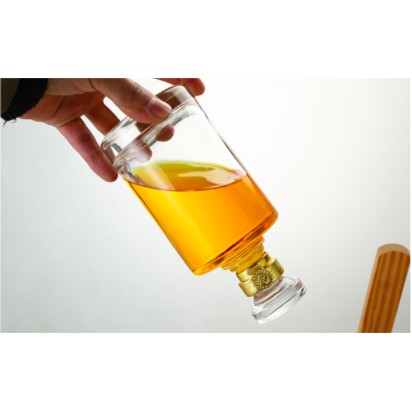 Bình thuỷ tinh nắp thủy tinh cao cấp đựng rượu 500ml