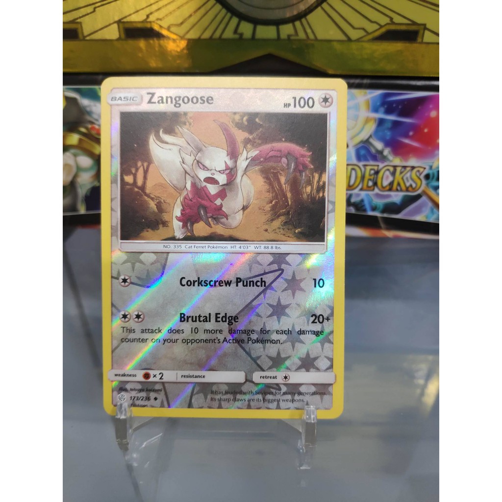 [ Dưa Hấu Yugioh ] Lá bài thẻ bài Pokemon Zangoose