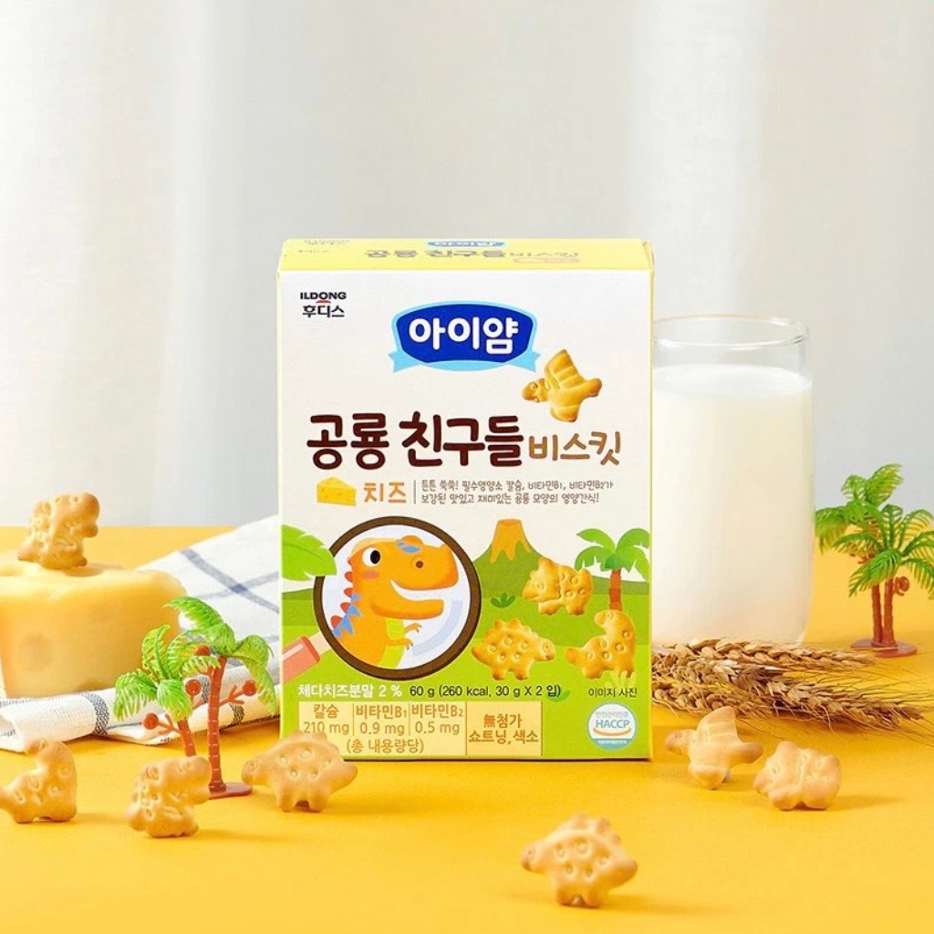 ILDONG - Bánh cá ăn dặm cho bé vị nguyên bản [HSD T9/2023]