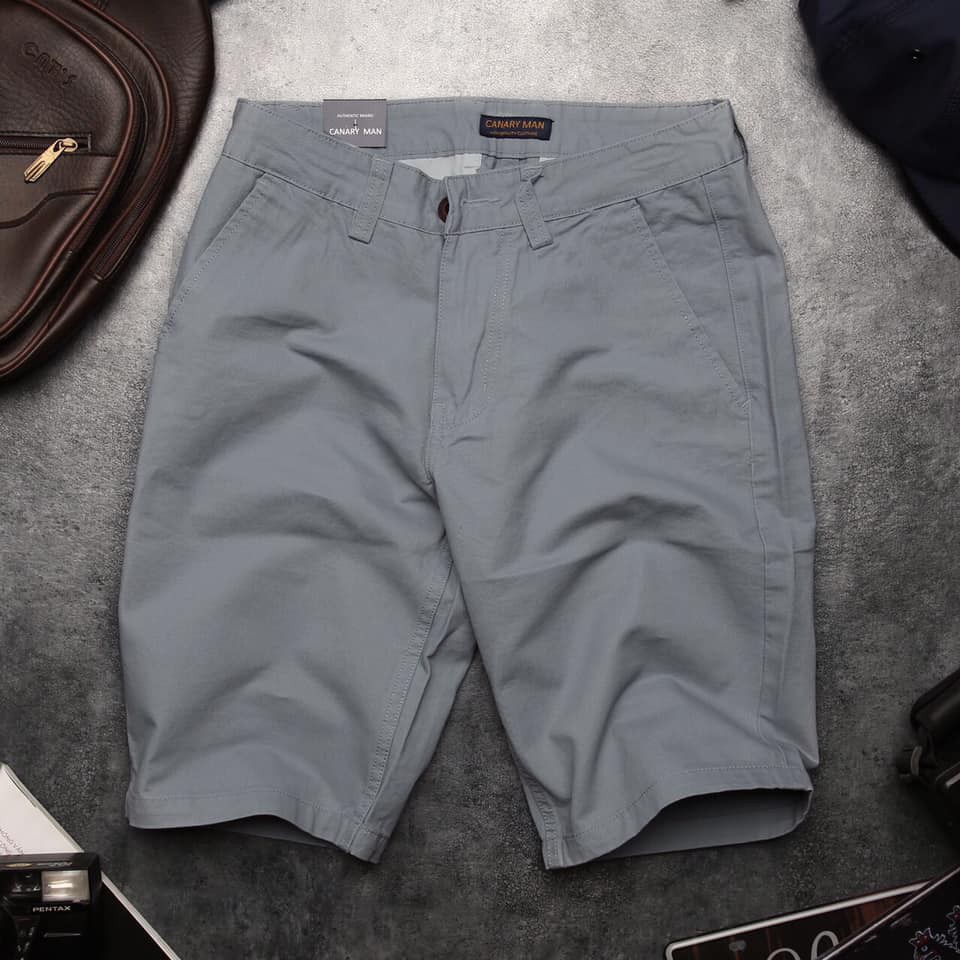 QUẦN SHORT NAM CAO CẤP XÁM XANH