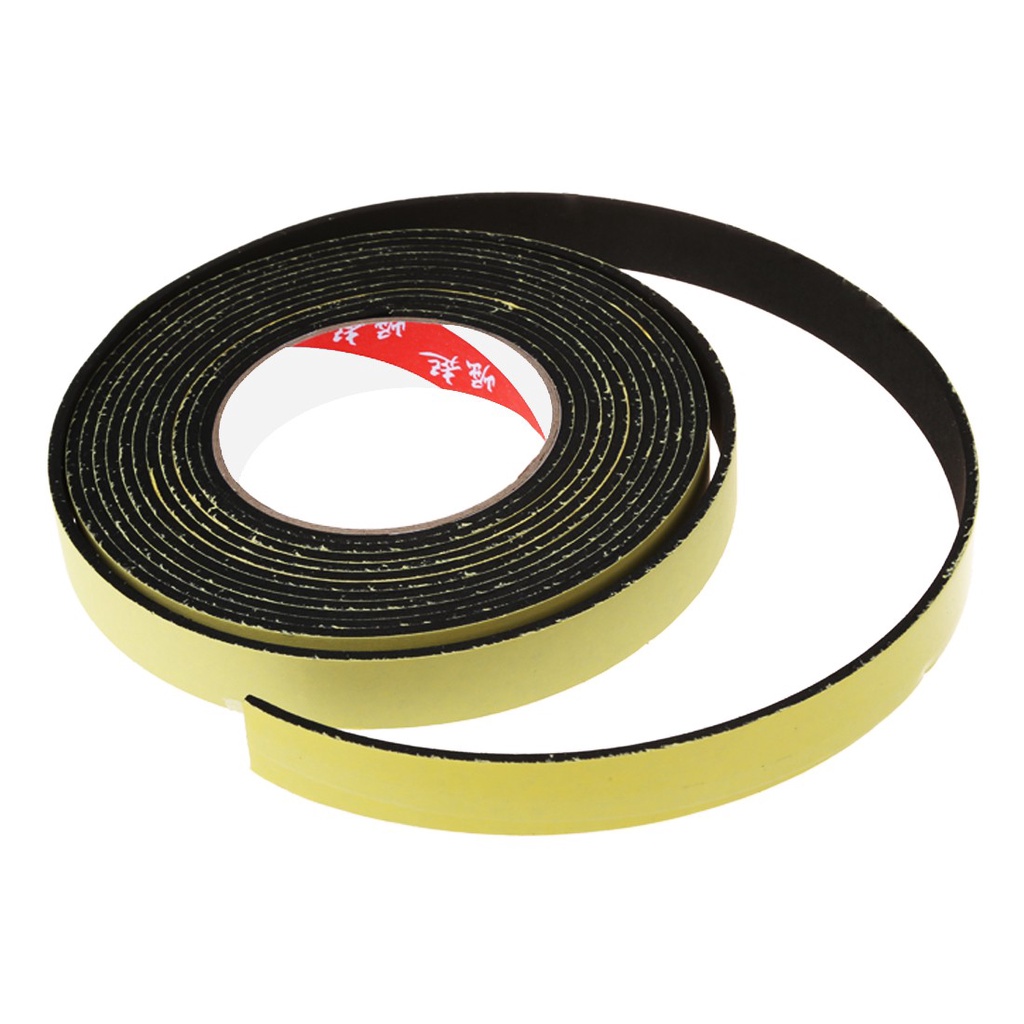 Cuộn Băng Keo Xốp Đen 20mm X 3mm Dày 5m