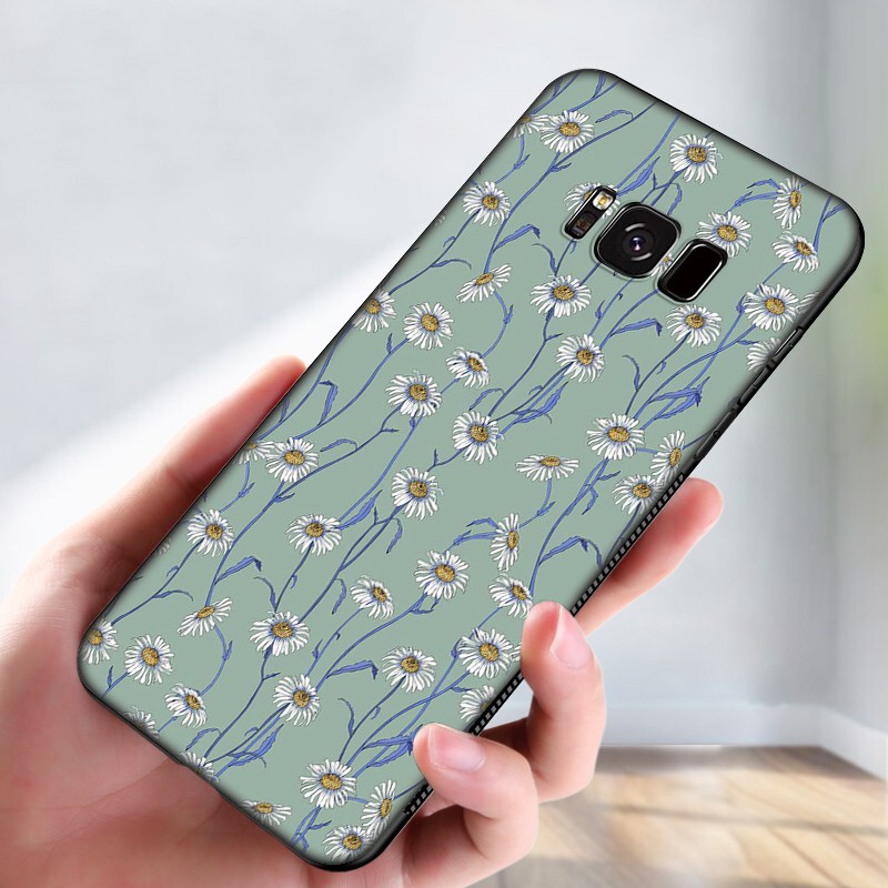 Samsung Galaxy J2 J4 J5 J6 Plus J7 J8 Prime Core Pro J4+ J6+ J730 2018 Casing Soft Case 38SF Fashion Daisy Love Hearts mobile phone case