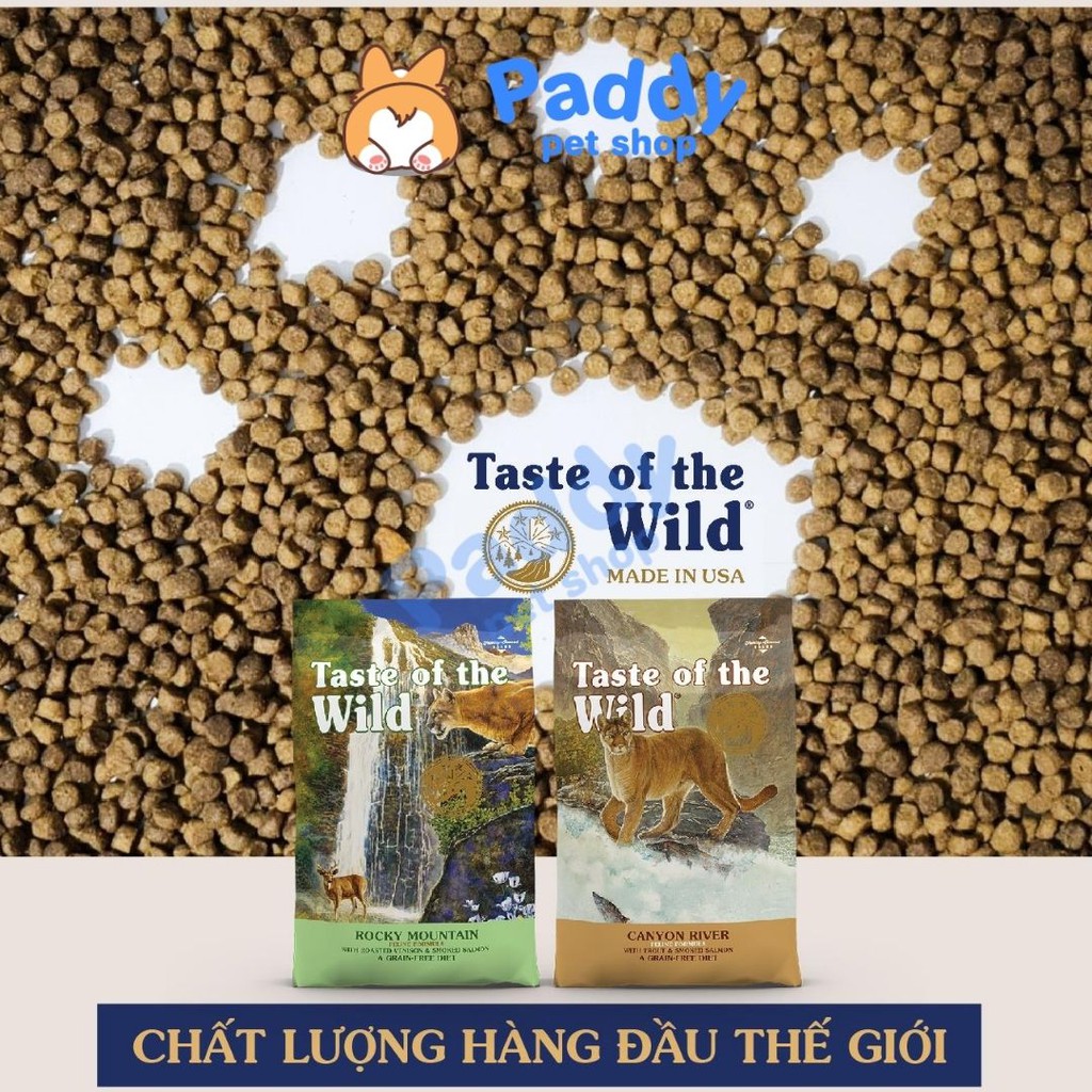 Hạt Tươi Taste Of The Wild Cho Mèo Trưởng Thành (Nhập khẩu Mỹ)