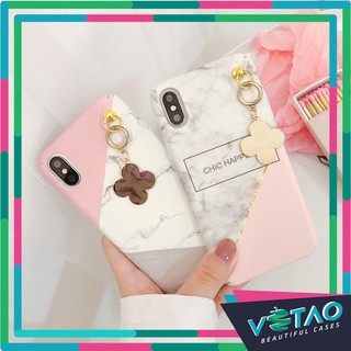 [ FREESHIP TỪ 50K TOÀN QUỐC ] Ốp lưng Iphone vân đá kèm mốc hoa