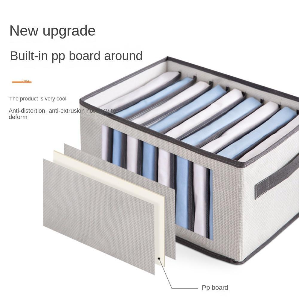 Hộp Đựng Quần Áo Chia Ngăn Chất Liệu Dày Dặn Tiện Dụng
