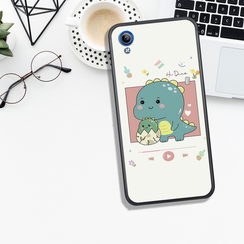 [HOT]ỐP VIVO Y51 - Y91C - Y93 , IN HÌNH KHỦNG LONG CHIBI SIÊU DỄ THƯƠNG.