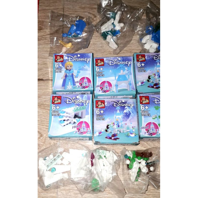 Sét lắp ráp Lego_ELSa lâu đài công chúa tuyết 609 có trên 200 chi tiết bằng nhựa