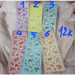 miếng dán sticker trang trí top loader, sổ, thiệp 18