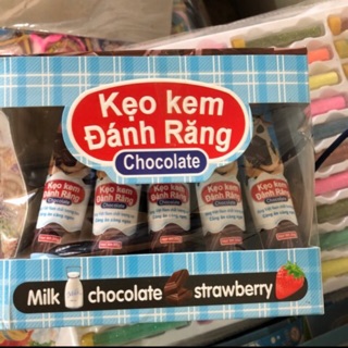 Kẹo kem đánh răng nhiều vị siêu ngon