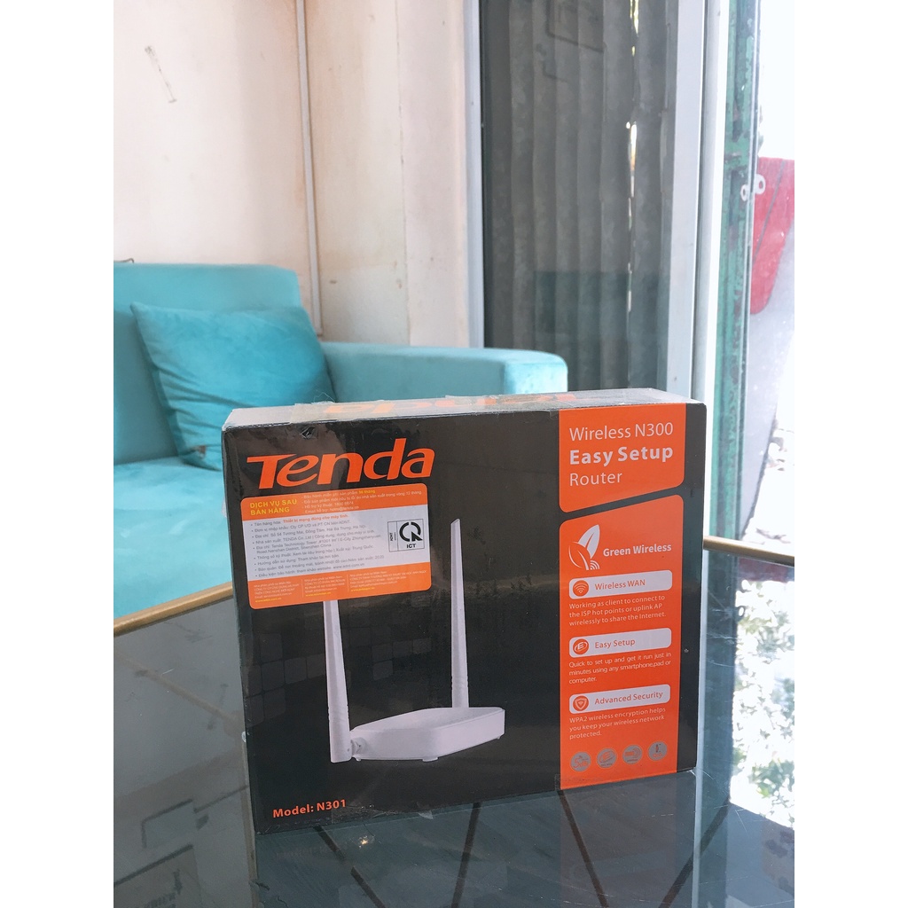 Bộ Phát Wifi 2 Râu Tenda N301