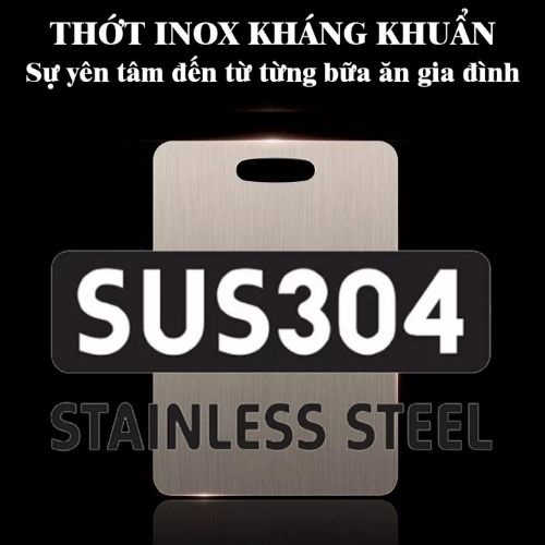 Thớt Inox Kháng Khuẩn, Khử Mùi, Chống Nấm Mốc, Cường Lực