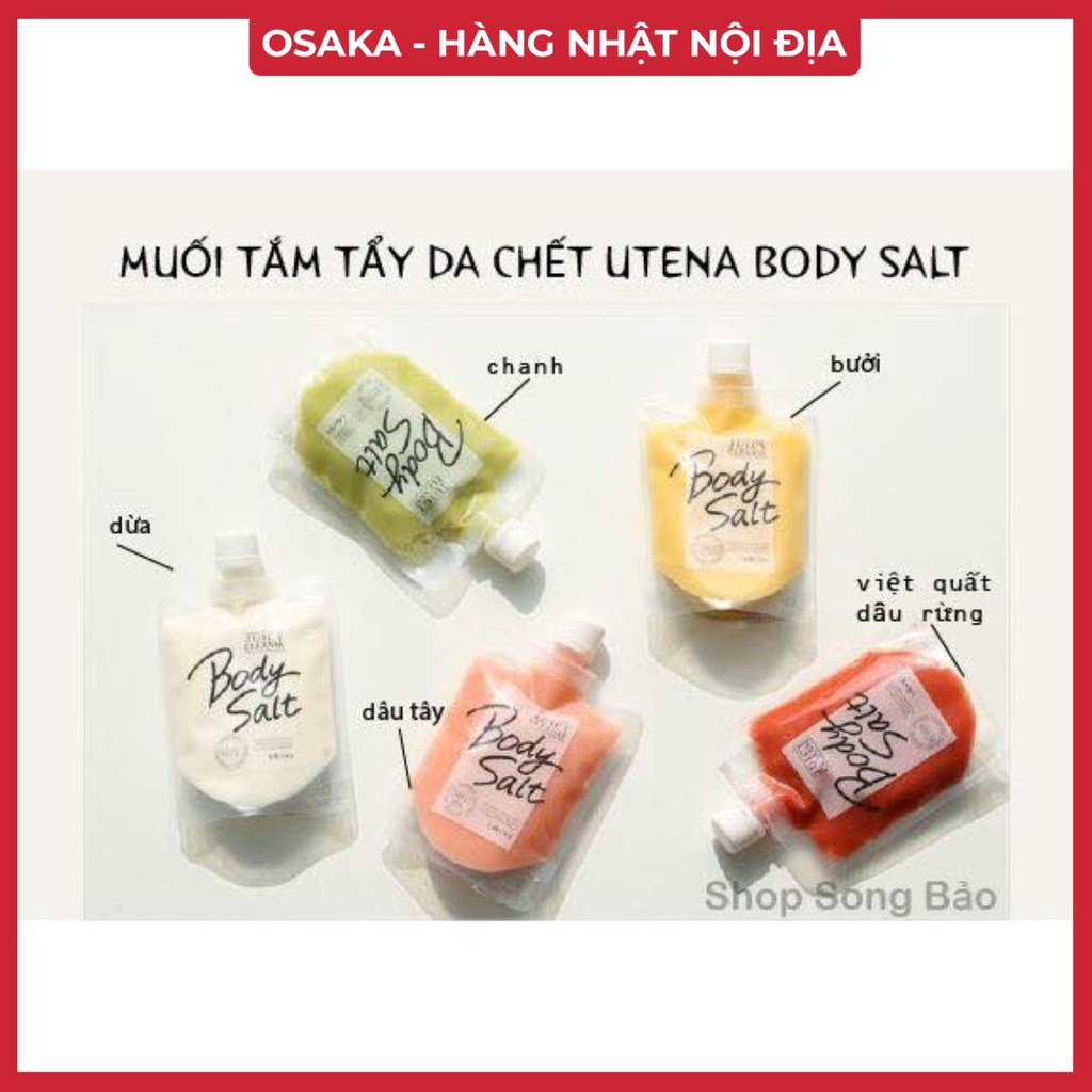 Muối tắm Utena Juicy Salt Body Nhật Bản