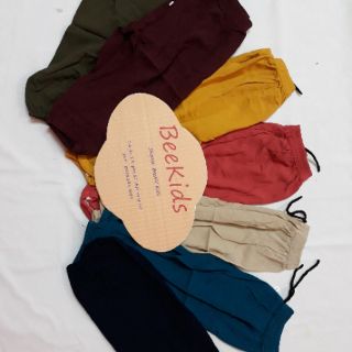 Combo 4 quần alibaba chất thô đũi cho bé gái