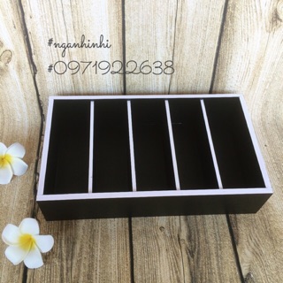 Khay đựng tiền đứng (đen, giã gỗ)