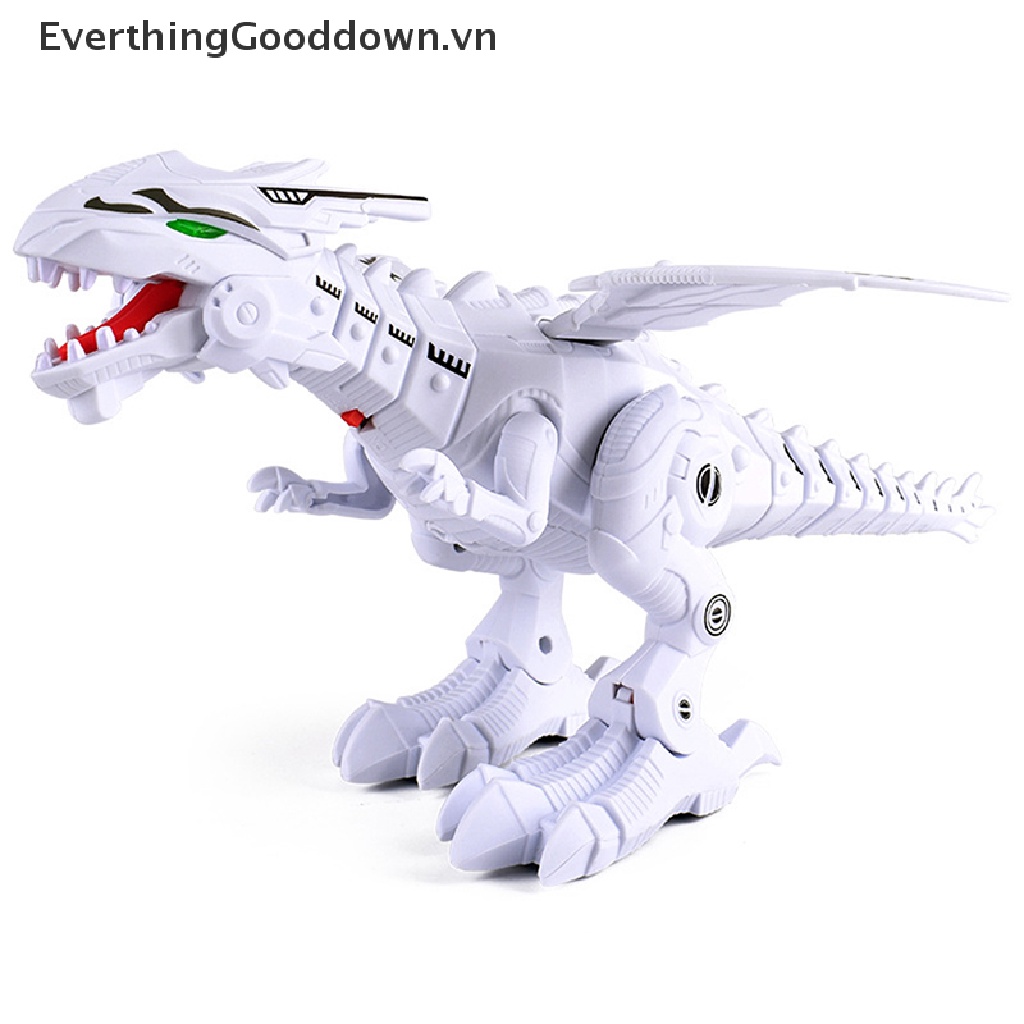 Everthinggooddown Mô Hình Robot Khủng Long Phun Sương Lớn Có Cánh Điện Tử