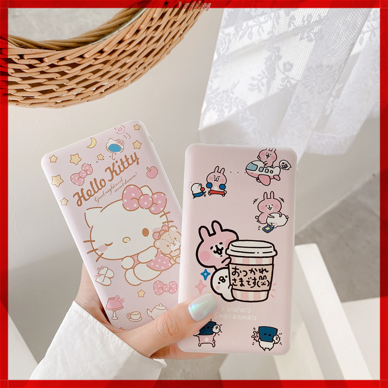 Sạc Dự Phòng Mini Hello Kitty &amp; Kanahei 10,000 Mah