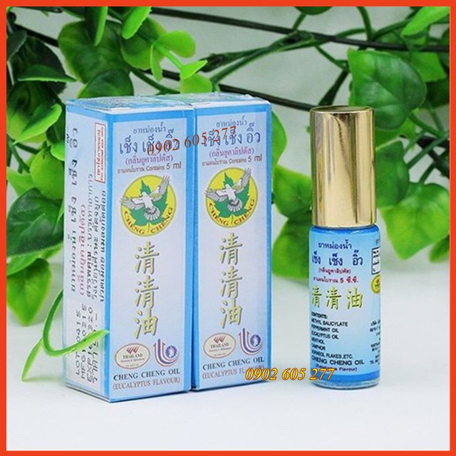 [Hàng chính hãng] Chai Dầu gió dạng lăn Cheng Cheng Oil 5ml