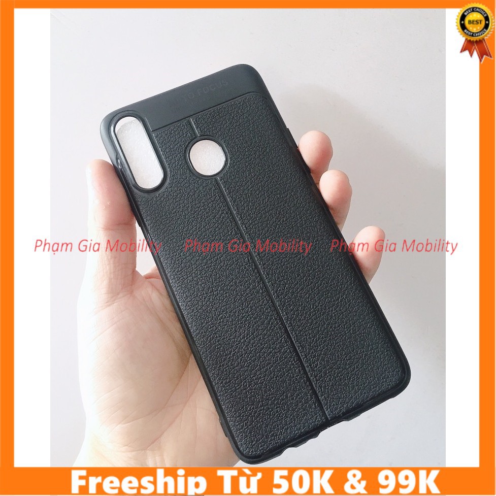 Ốp lưng Samsung A20s dẻo đen, dẻo xanh chống sốc tốt, da siêu bền