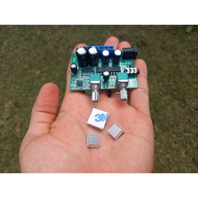 Mạch khuếch đại 2.1 mini 25w + 6w *2 Ledshopxe