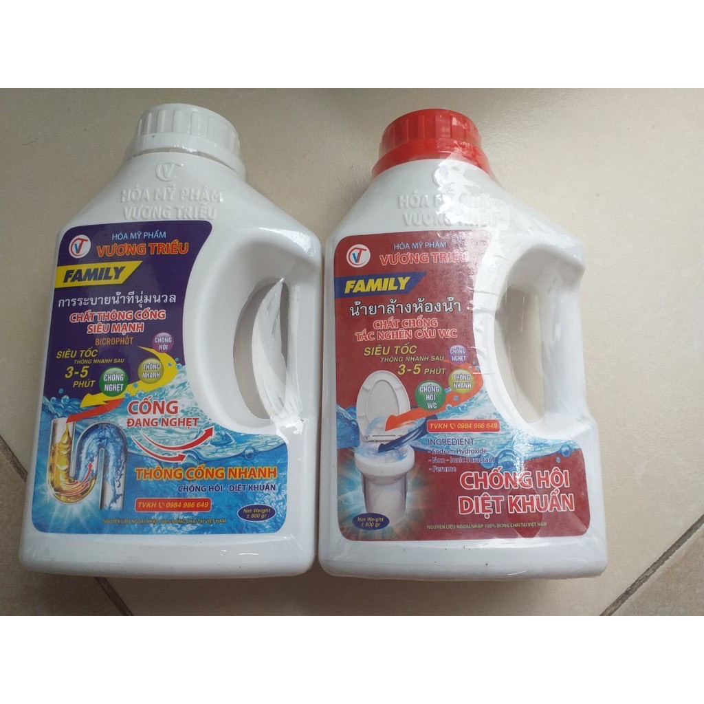 THÔNG CỐNG VÀ THÔNG BỒN CẦU FAMILY
