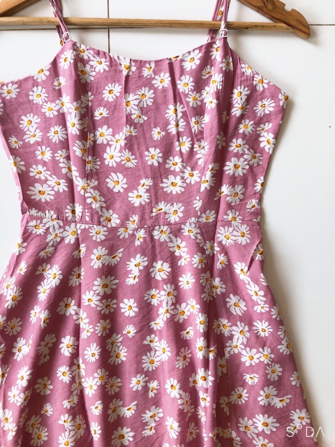 Váy 2 dây cúc họa mi | BigBuy360 - bigbuy360.vn