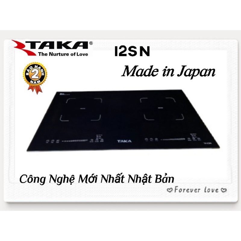 Bếp Từ Đôi Kính Made In Japan TAKA I2SN