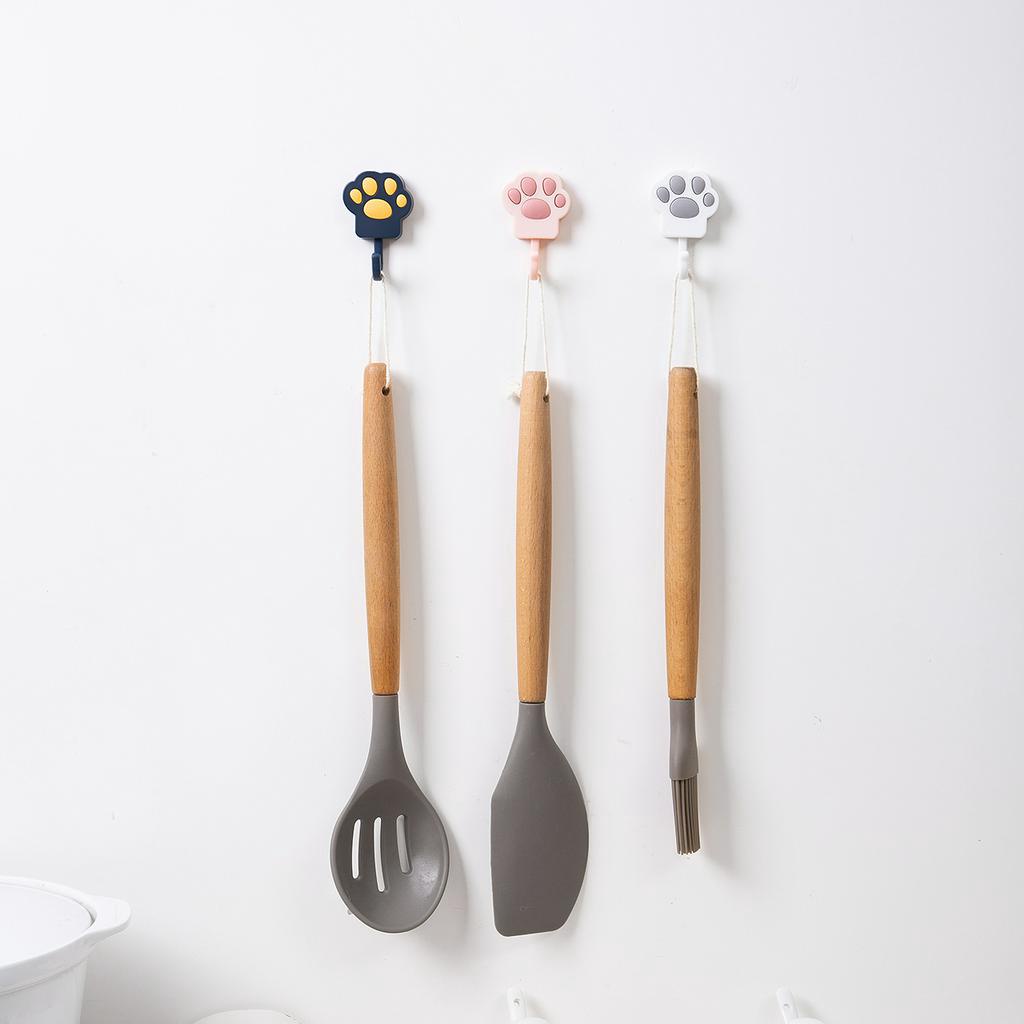 Set 5 Móc Treo Đồ Dán Tường Họa Tiết Hoạt Hình