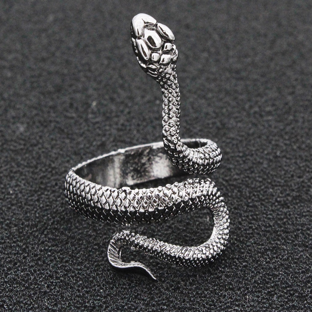 Nhẫn Hợp Kim Hình Rắn Độc Đáo Cá Tính Cho Nữ