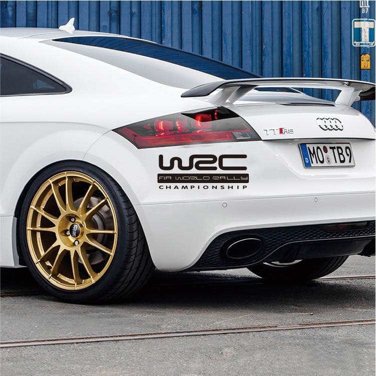 Tem Decal Dán Sườn Xe Ô Tô WRC Cao Cấp