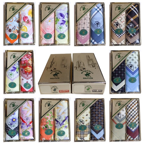 Khăn tay cao cấp Beverly Hills Polo Club + hộp quà tặng