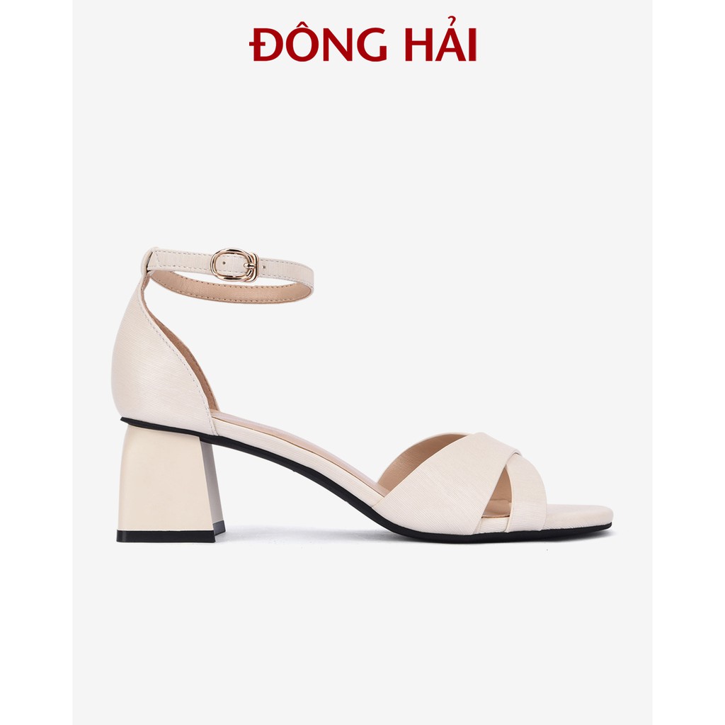 &quot;TẶNG NGAY 30K khi theo dõi gian hàng &quot; Giày Sandal cao gót Nữ Đông Hải đế vuông cao 6cm dễ di chuyển - S85M4