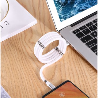 Dây cáp sạc chống rối, tự động thu gọn cho iphone, Type C, Micro USB