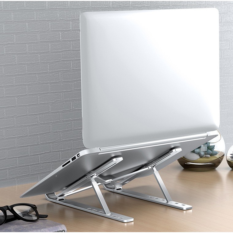 [HÀNG LOẠI 1]Giá đỡ laptop stand nhôm hỗ trợ tản nhiệt có thể gấp gọn chỉnh độ cao để laptop, ipad, macbook, surface