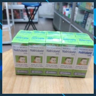 Lốc 10 lọ nước nhỏ mắt mũi natri clorid hải phòng