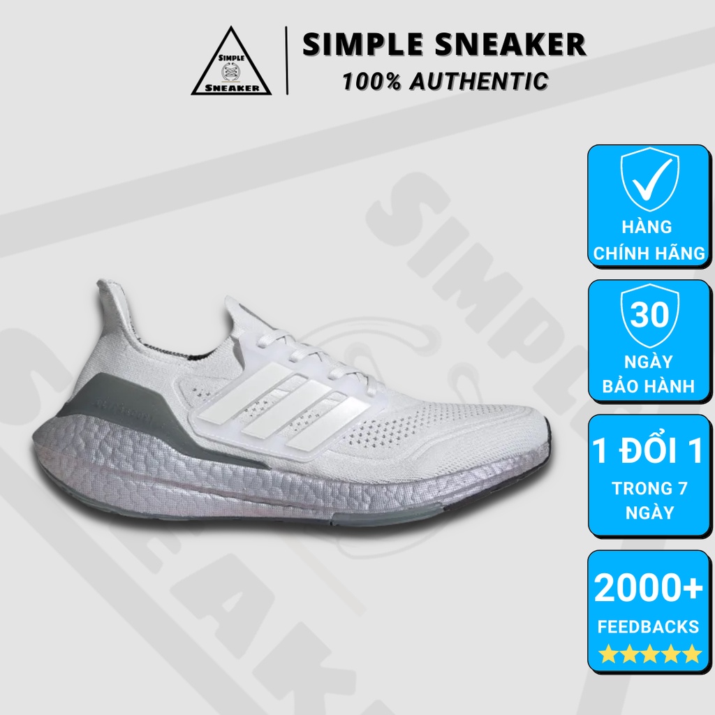 Giày Adidas Ultraboost 21 Hazy GreenCHÍNH HÃNGUltraboost 21 Running Nam - Giày Chạy Bộ Adidas [FY0383]- Simple Sneaker