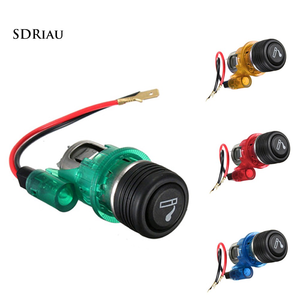 Bộ đầu cắm sạc nguồn 12V 120W kiêm bật lửa dành cho xe hơi