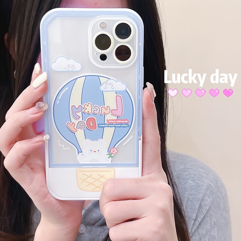 Ốp Điện Thoại In Hoạt Hình Kèm Giá Đỡ Cho for iphone 14 / 13Pro 12 / xs / 6 / 7 / 8PLUS