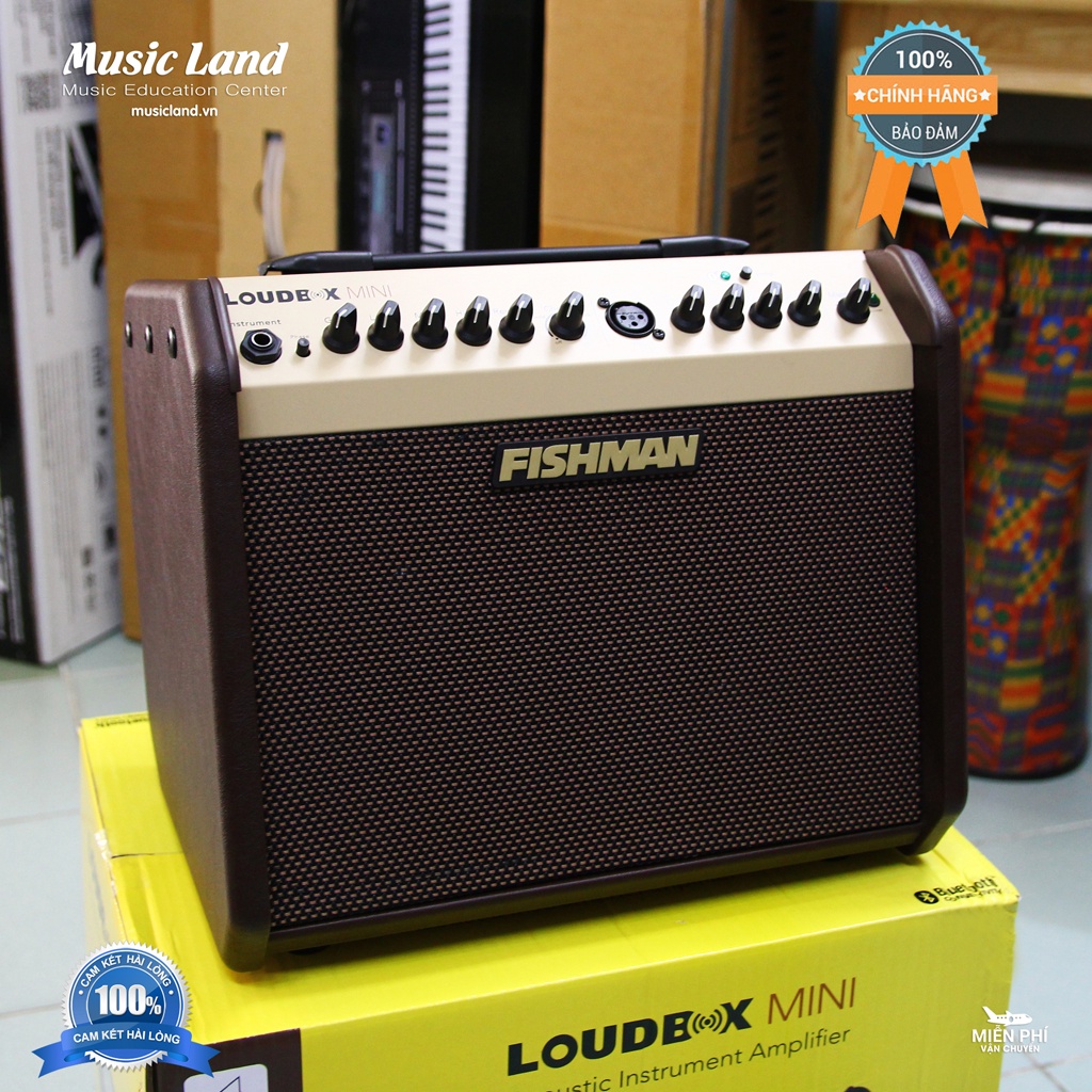 Ampli Đàn Guitar Acoustic Fishman LoudBox Mini Bluetooth – Chính hãng